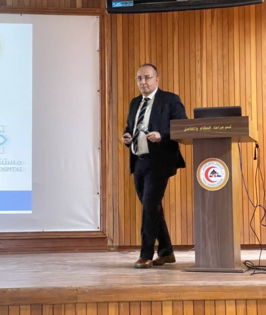 live and interactive knee arthroplasty sabratha